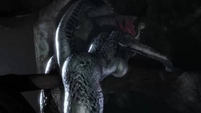 Argonian from behind