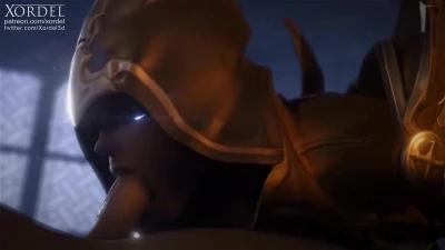 Demon Hunter Sombra fellatio