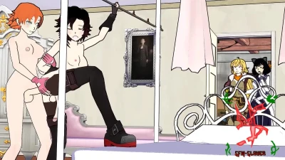 Nora Valkyrie x Ruby Rose futanari