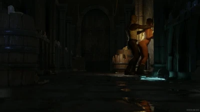 Lara Croft Fucked from behind by a stranger