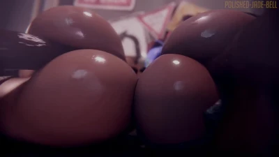 Kiriko and Dva Group Sex: Part 2