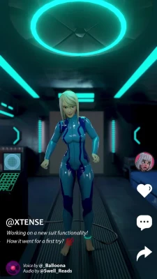 Samus suit power up!