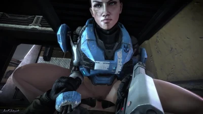 [AnKhajiit] Kat Riding a Trooper