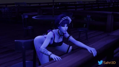 Widowmaker enjoys the summer