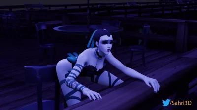 Widowmaker enjoys the summer
