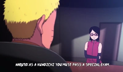 sarada uchiha secret training ~