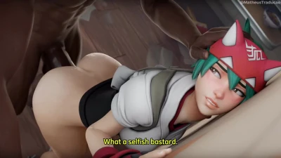 Another Unlucky Day For Kiriko ENG SUB [Blacked][Aphy3D][4K60FPS]