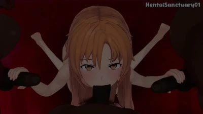 Asuna Yuuki BBC Gangbang — Sword Art Online