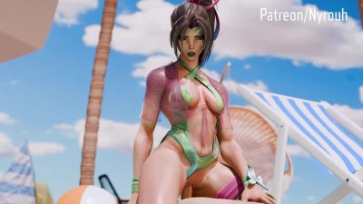 Psylocke riding