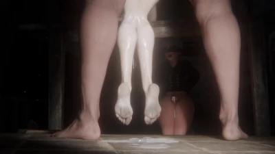 2b Anal creampie