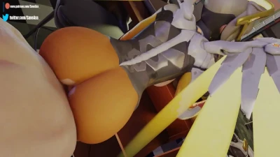 Mercy doggy style