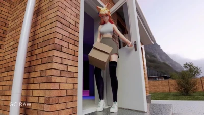 Ahri Enjoy Double Penetration at home