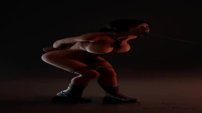 Lara roped