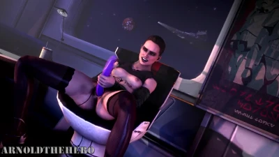 Sith rey playing with dildo