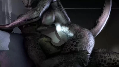 Argonian cowgirl