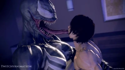 Venom mouth tongue fuck