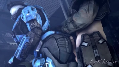 [AnKhajiit] Cumming on Kat's Big Ass