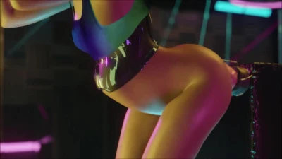 Cyberpunk Blue Moon's cybernetic enhancements to take such big objects