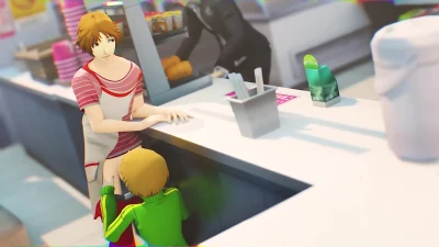 Yosuke/Chie stealth blowjob