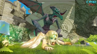 ZELDA VS RIDLEY animation