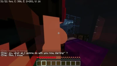 Minecraft Sexmod | Ellie Rides Your Dick while calling you dirty names