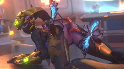 Widowmaker penetrated by an alien species