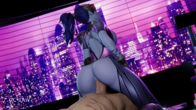 Widowmaker Cyberpunk Jump Sex