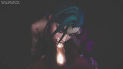 Jinx Sloppy Blowjob