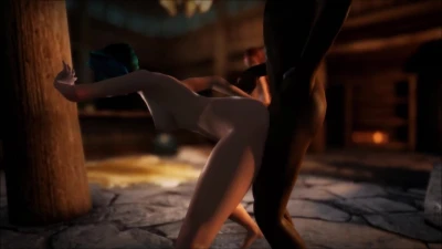 Blue getting her ass pounded