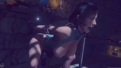 LARA CROFT - Anal Ball Stretch - AUDIO