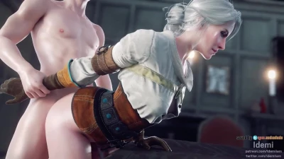 Ciri Bent Over