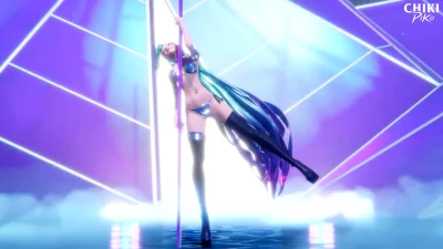K/DA Seraphine POLE DANCE