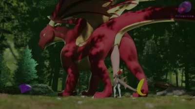 Mirova & dragon animation