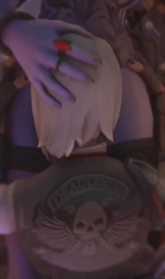 Widowmaker and Ashe sloppy blowjob