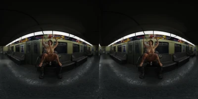 VR - Jill & Nemesis Train Sex