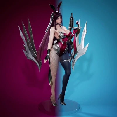 HD mp4 turnaround of Bunny Irelia