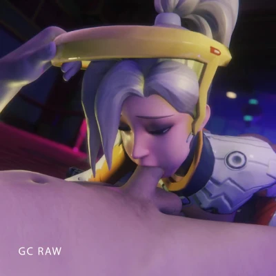 Mercy Sweet Blowjob in the Park