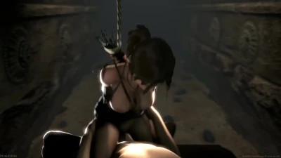 LARA CROFT - Tied Up Fucked And Hot - SOUND