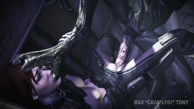 Xenomorph dominating Shepard