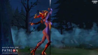 Shyvana Pole Dance