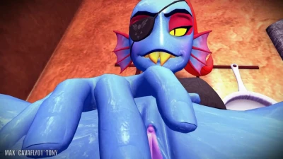 Undyne's kitchen lesson