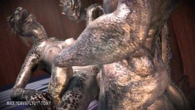 Elite succumb on Argonians' lust part 1