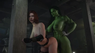 She-Hulk and Widow