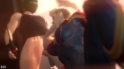 Carol 3 Captain Marvel Blowjob