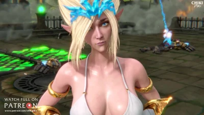 Janna was blackmailed to blowjob