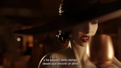 Dinner with Lady Dimitrescu