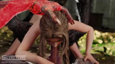 Aerith Wolfin it Down