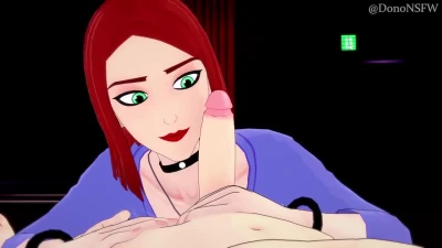Mary Jane Blowjob 3d Animated