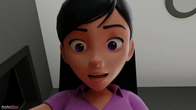 Helen parr have present for violet