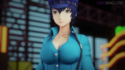 Naoto - Popping buttons [Persona 4]